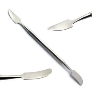 Çift Taraflı Paslanmaz Çelik Gritman Dental Mum ve Modelaj Spatülü (Gritman Spatula)