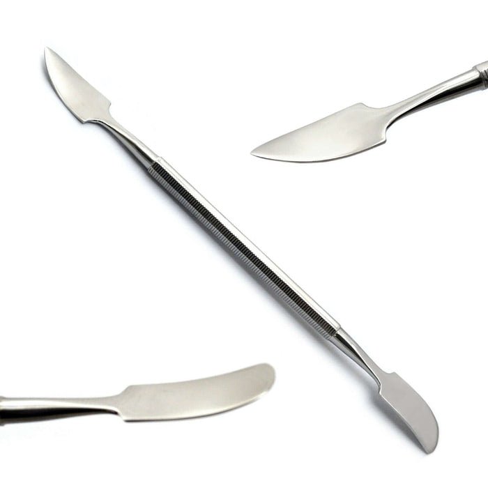 Çift Taraflı Paslanmaz Çelik Gritman Dental Mum ve Modelaj Spatülü (Gritman Spatula)